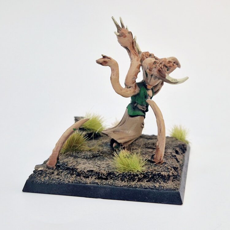 A photo of a Chaos Beastmen Spawn Warhammer miniature