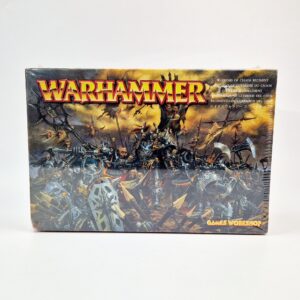A photo of Warriors of Chaos Regiment Warhammer miniatures