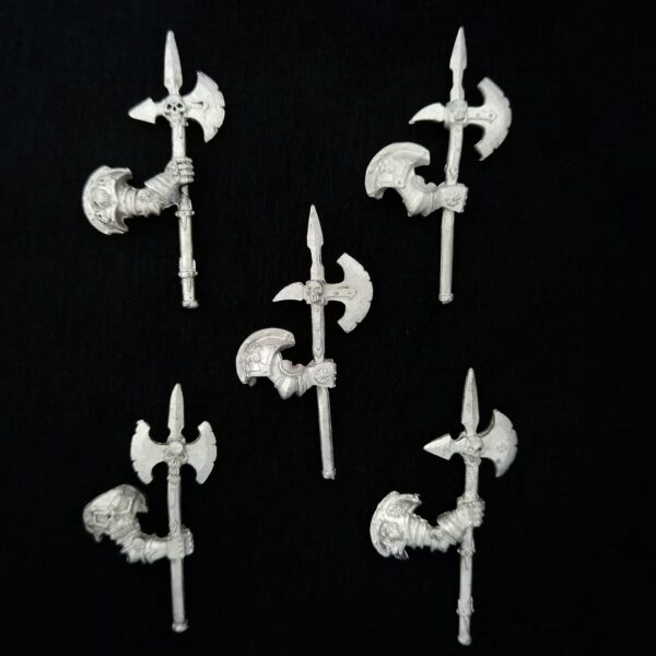 A photo of Warhammer Chaos Warriors Regiment Halberds Bits