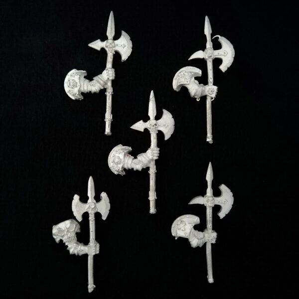 A photo of Warhammer Chaos Warriors Regiment Halberds Bits