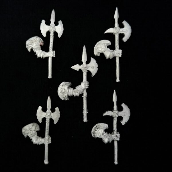 A photo of Warhammer Warriors of Chaos Regiment Halberds Bits