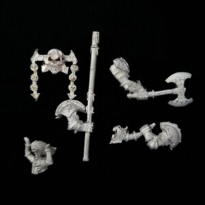 A photo of Warhammer Warriors of Chaos Regiment Command Bits