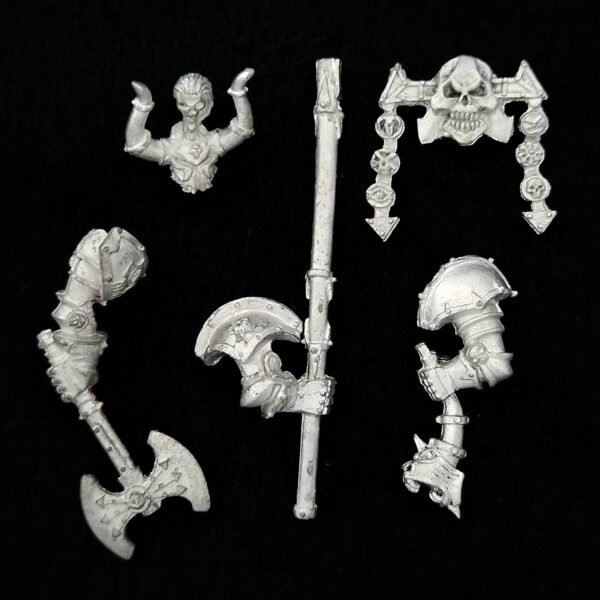 A photo of Warhammer Warriors of Chaos Regiment Command Bits