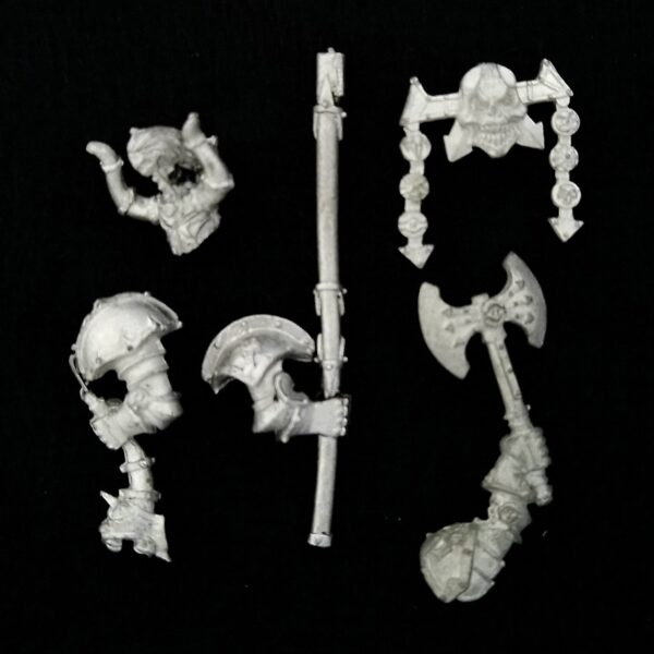 A photo of Warhammer Warriors of Chaos Regiment Command Bits