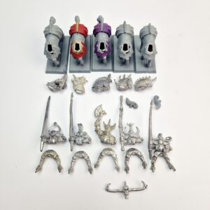 A photo of Warriors of Chaos Knights Warhammer miniatures