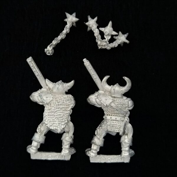 A photo of Chaos Warriors Marauders with Flails Warhammer miniatures