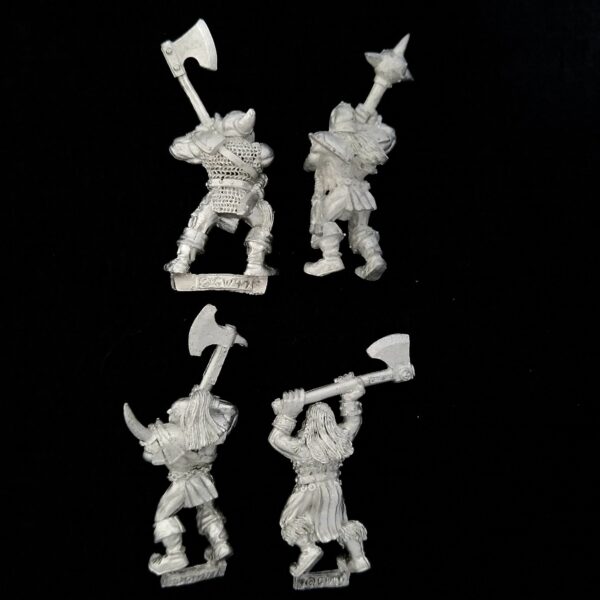 A photo of Warriors of Chaos Marauders with Two-Handed Weapons Warhammer miniatures