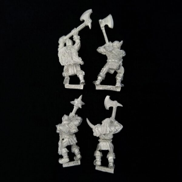 A photo of Warriors of Chaos Marauders with Two-Handed Weapons Warhammer miniatures