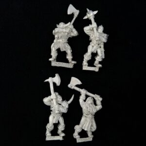 A photo of Warriors of Chaos Marauders with Two-Handed Weapons Warhammer miniatures