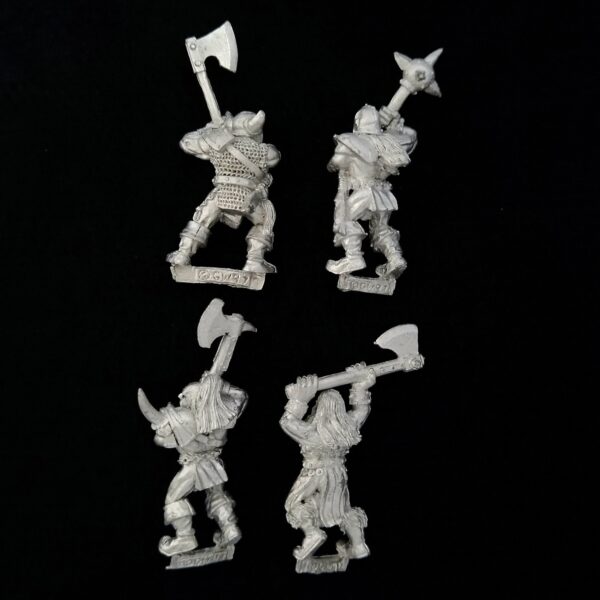 A photo of Warriors of Chaos Marauders with Two-Handed Weapons Warhammer miniatures