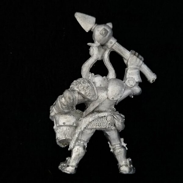 A photo of a Warriors of Chaos Musician Warhammer miniature