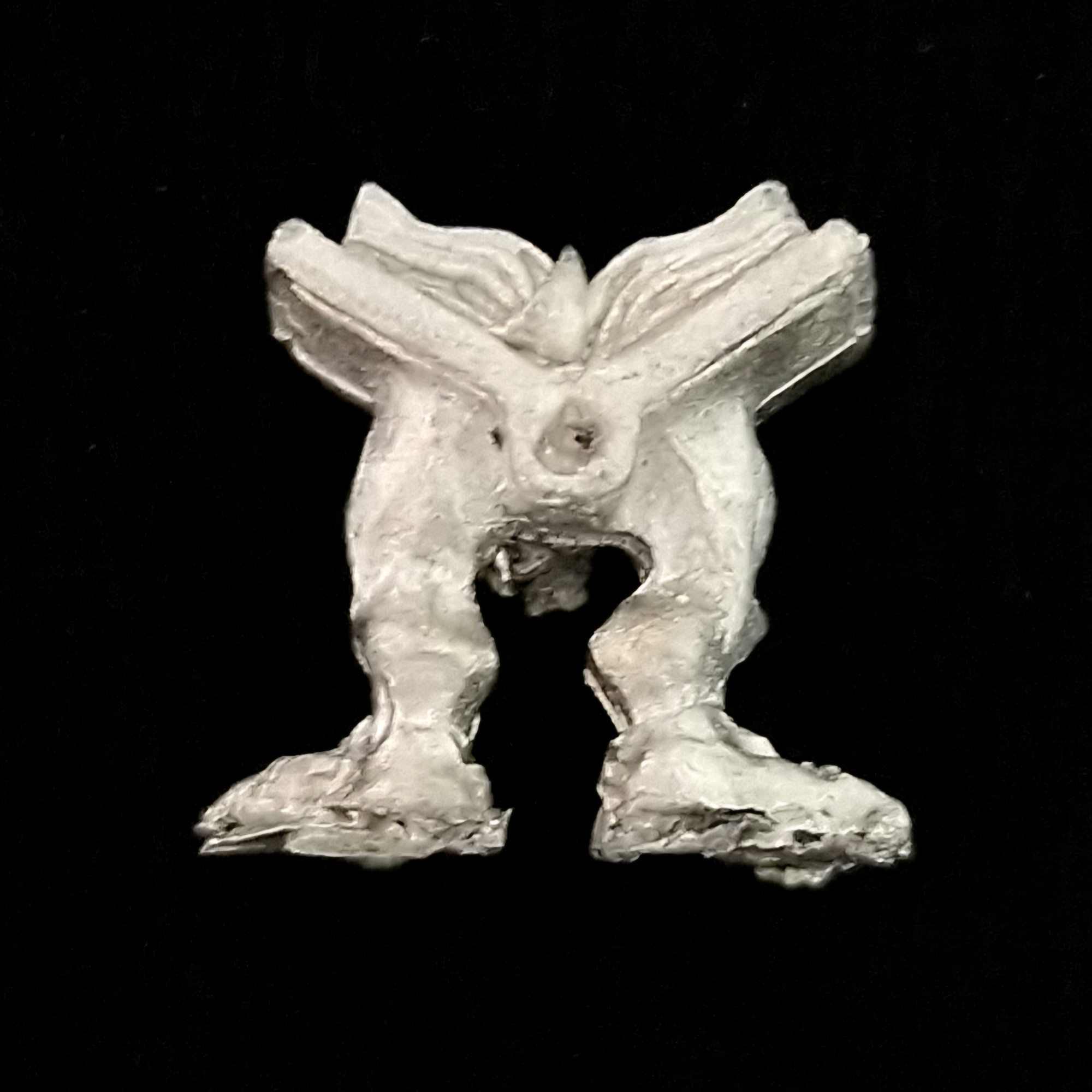 A photo of a Chaos Warriors Familiar Walking Book Warhammer miniature