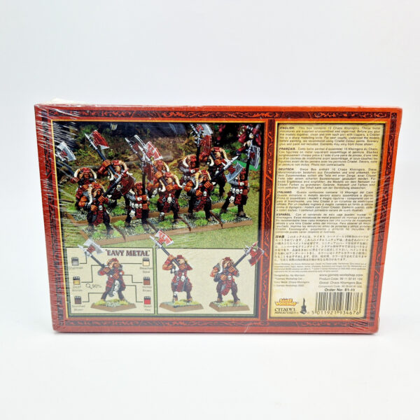 A photo of Beasts of Chaos Khorngors Warhammer miniatures