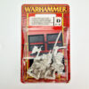 A photo of a Beasts of Chaos Khorngors Command Warhammer miniatures