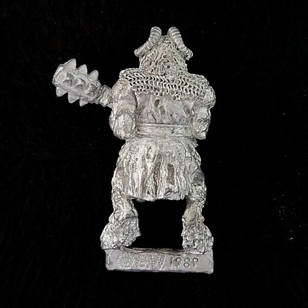 A photo of a Beasts of Chaos Beastman Warhammer miniature