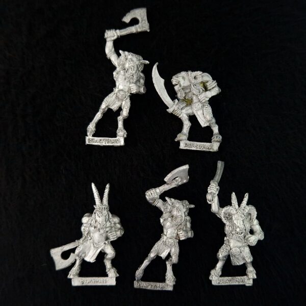 A photo of Beasts of Chaos Beastmen Warhammer miniatures