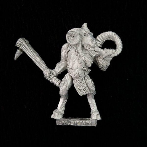 A photo of a Beasts of Chaos Beastmen Musician Warhammer miniature