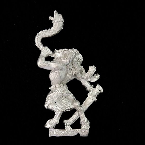 A photo of a Beasts of Chaos Beastmen Musician Warhammer miniature