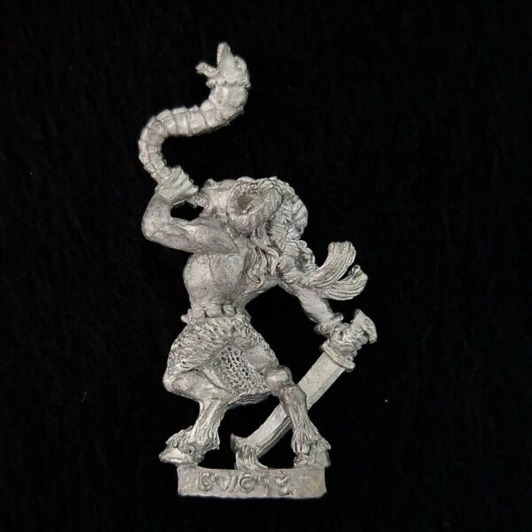 A photo of a Beasts of Chaos Beastmen Musician Warhammer miniature