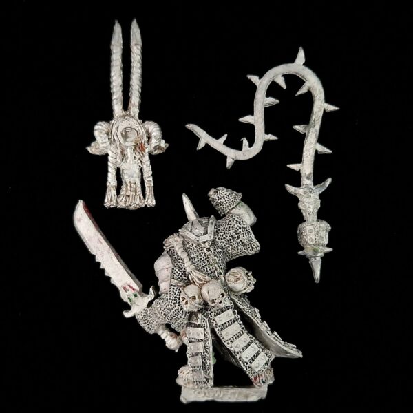 A photo of a Beasts of Chaos Khazrak the One Eye Warhammer miniature