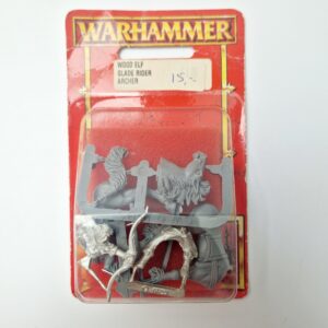 A photo of Wood Elves Glade Rider Warhammer miniatures