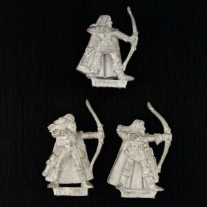 A photo of Wood Elves Archers Warhammer miniatures