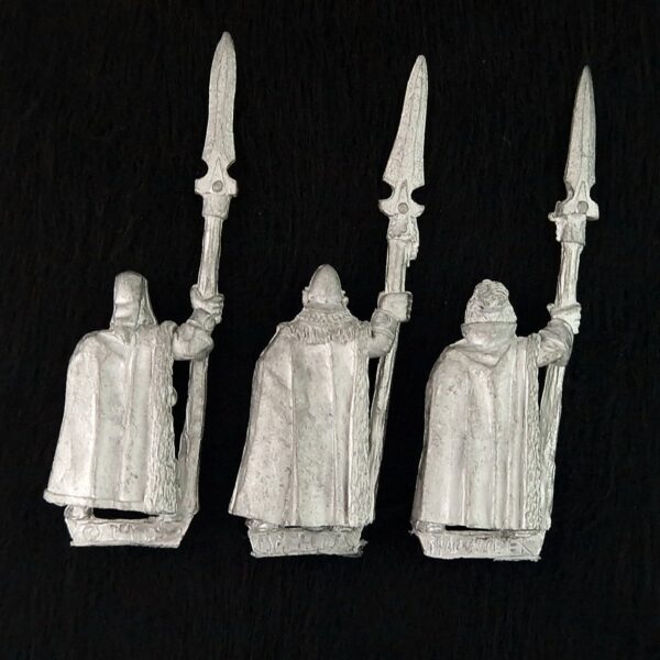 A photo of Wood Elves Glade Guard Spearmen Warhammer miniatures