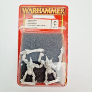 A photo of Chaos Daemons Plaguebearers Warhammer miniatures