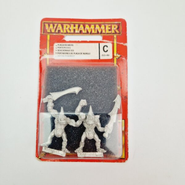 A photo of Chaos Daemons Plaguebearers Warhammer miniatures