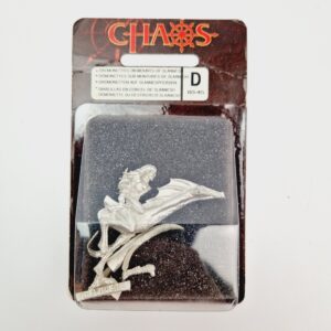 A photo of a Chaos Daemons Mounted Daemonette of Slaanesh Warhammer miniature