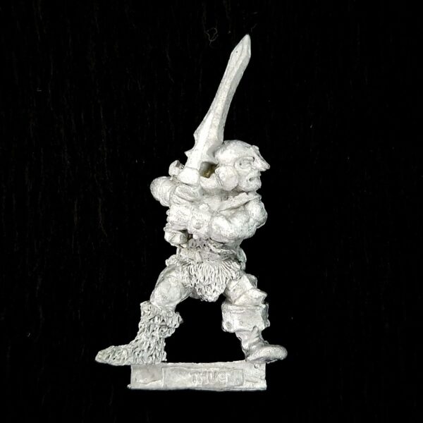 A photo of a Chaos Warriors Thug Warhammer miniature