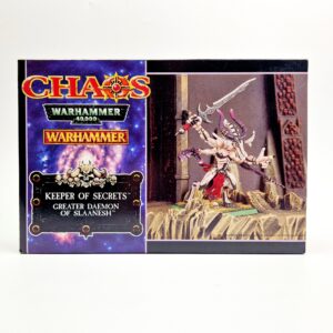 A photo of a Chaos Daemons Keeper of Secrets Greater Daemon of Slaanesh Warhammer miniature