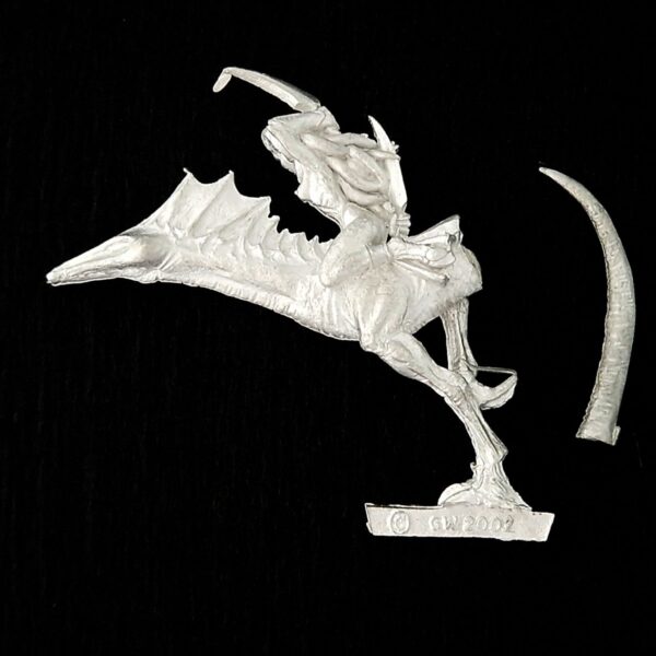 A photo of a Chaos Daemons Mounted Daemonette of Slaanesh Warhammer miniature