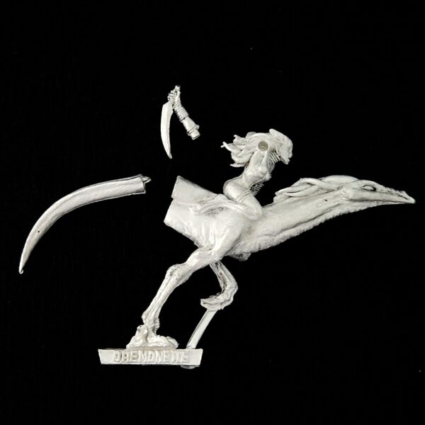 A photo of a Chaos Daemons Mounted Daemonette of Slaanesh Warhammer miniature