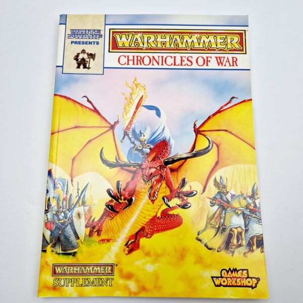 A photo of a Warhammer Chronicles of War Supplement book