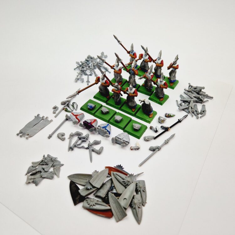 A photo of High Elves Spearmen Warhammer miniatures