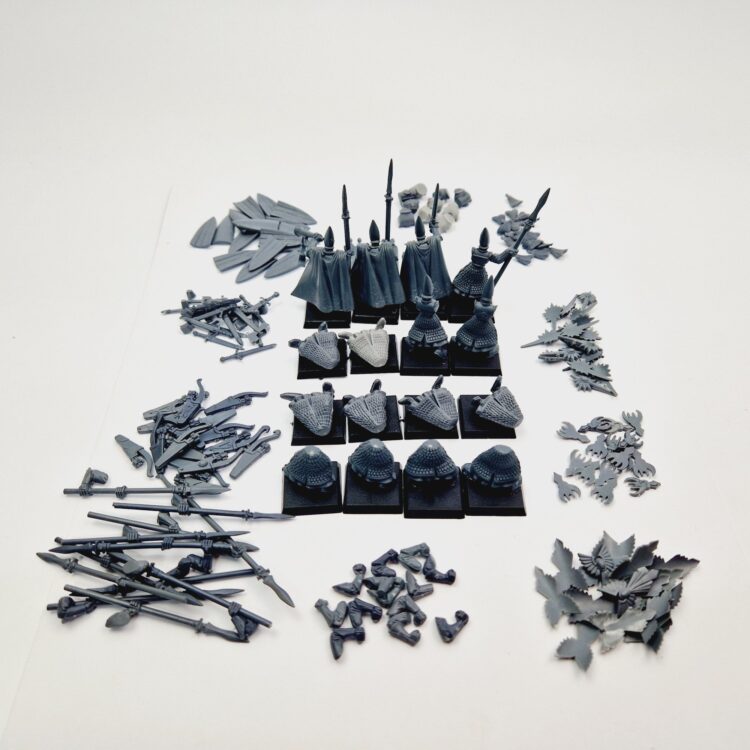 A photo of High Elves Spearmen Warhammer miniatures