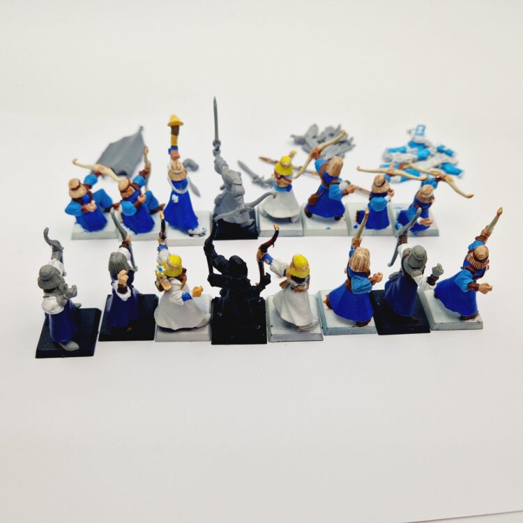 A photo of High Elves Archers Warhammer miniatures