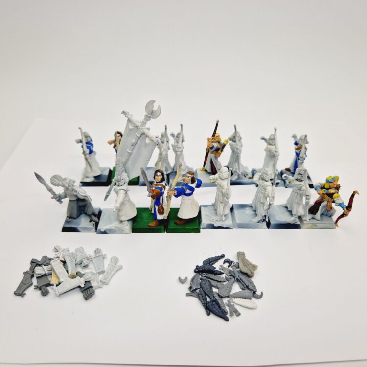 A photo of High Elves Archers Warhammer miniatures