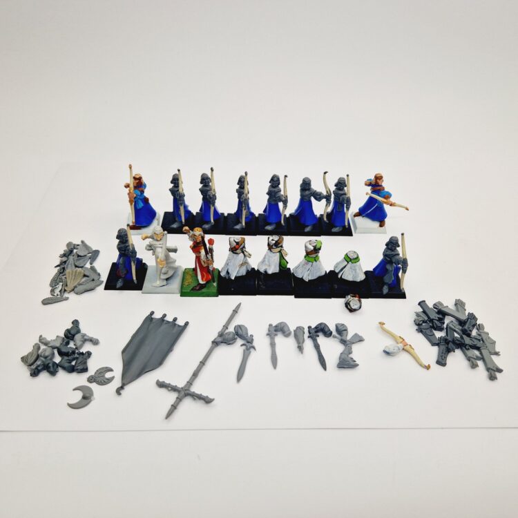 A photo of High Elves Archers Warhammer miniatures