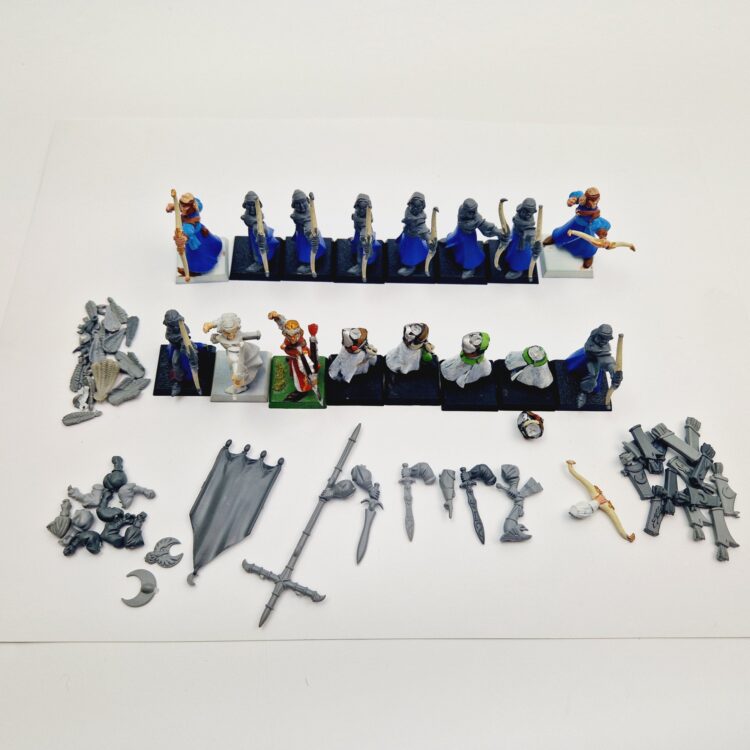 A photo of High Elves Archers Warhammer miniatures