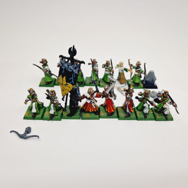 A photo of High Elves Archers Warhammer miniatures