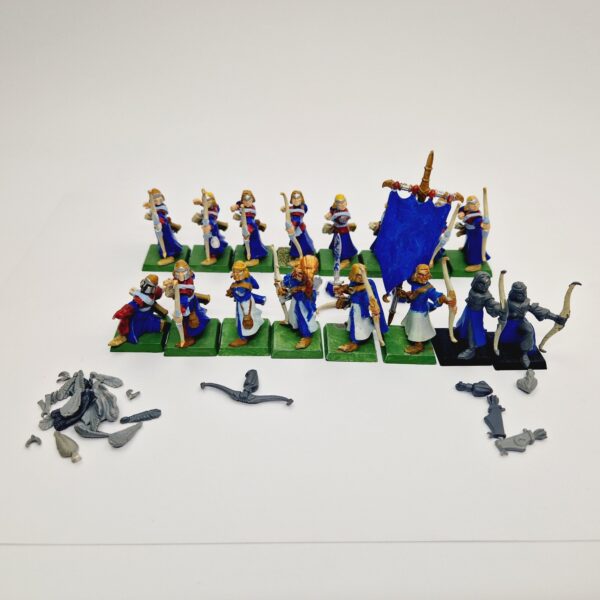 A photo of High Elves Archers Warhammer miniatures