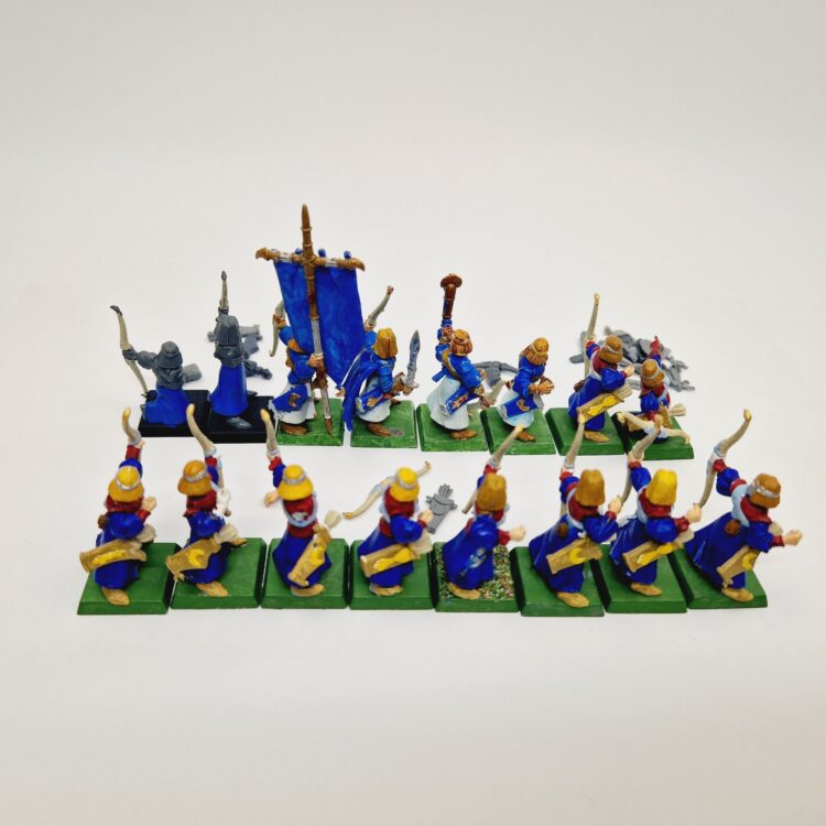 A photo of High Elves Archers Warhammer miniatures