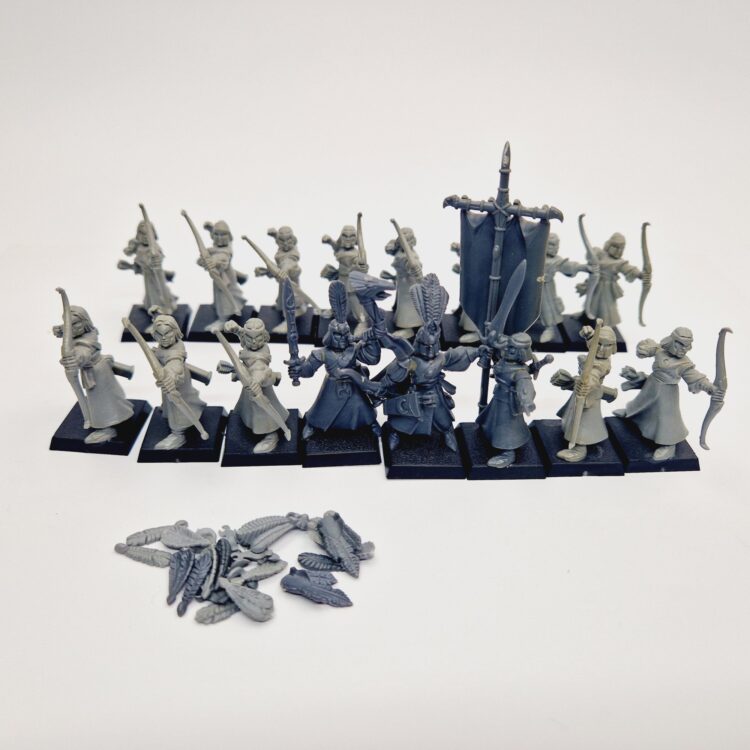 A photo of High Elves Archers Warhammer miniatures