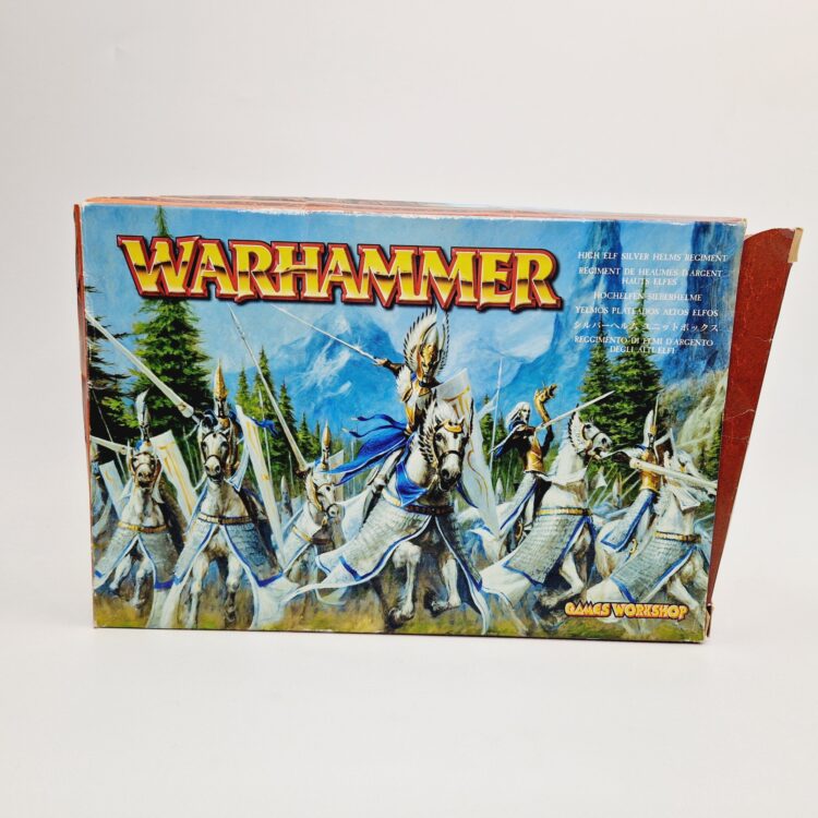 A photo of High Elves Silver Helms Warhammer miniatures