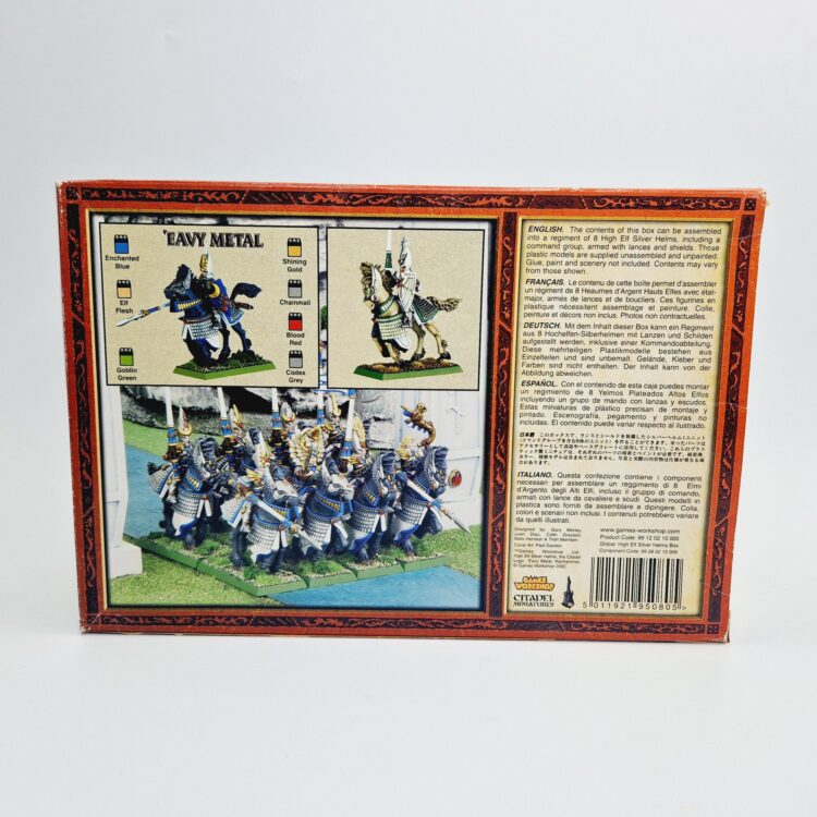 A photo of High Elves Silver Helms Warhammer miniatures