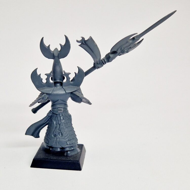 A photo of a High Elves Anointed of Asuryan Warhammer miniature