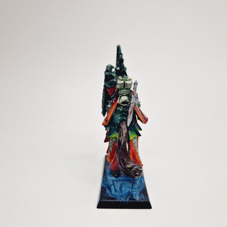 A photo of a High Elves Prince Warhammer miniature