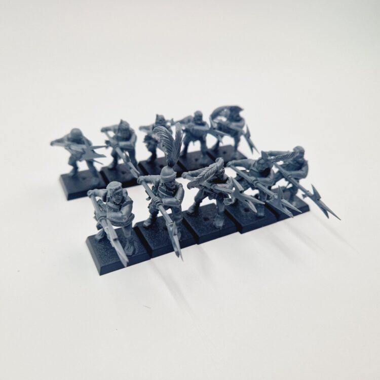 A photo of The Empire State Troops Warhammer miniatures